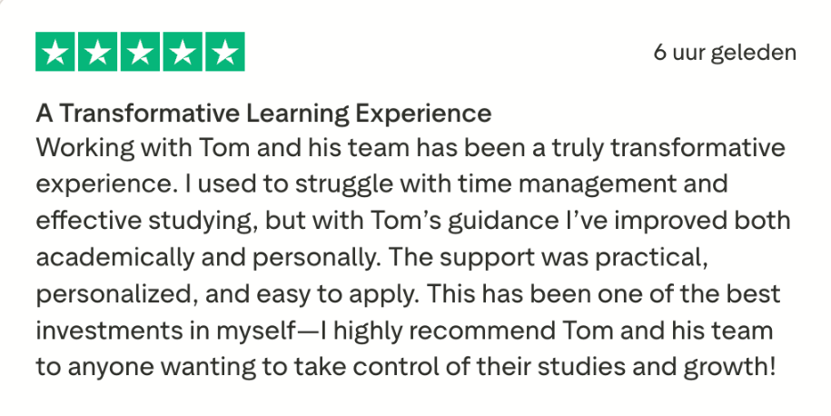 Five-star review: a transformative learning experience