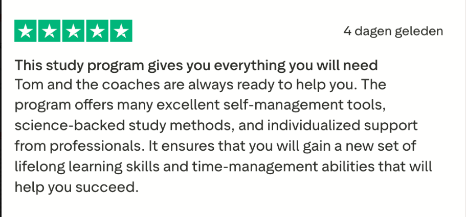 Five-star review: this study program gives you everything you will need