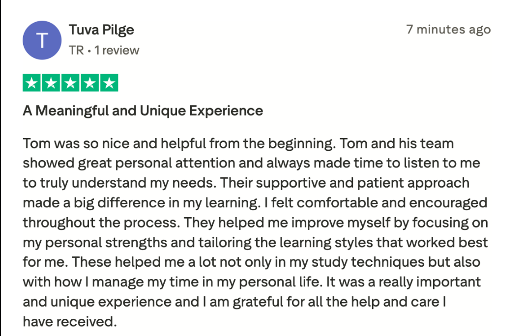 Tuva Pilge's five-star review: a meaningful and unique experience